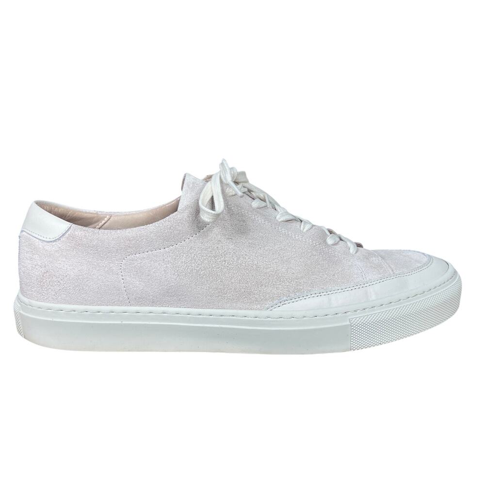 Suitsupply Men’s White Suede Sneakers Shoes Size EU 42 US 9